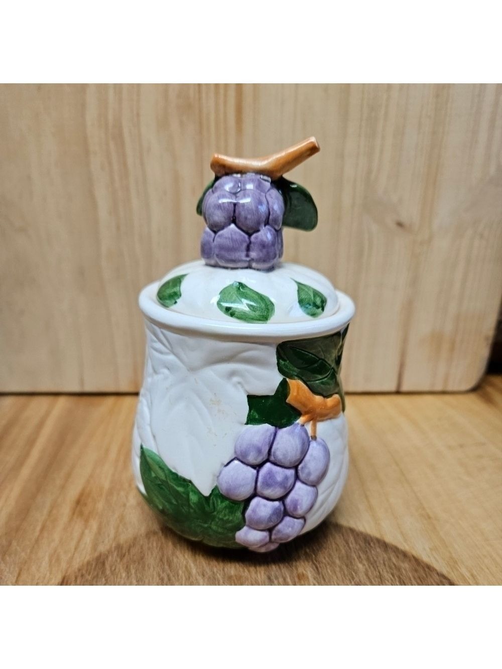 Vintage 1987 Shafford Fruit du Jour Porcelain Container with Lid